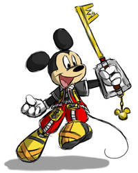 Kingdom Hearts King Mickey by Dream-Of-Serenity