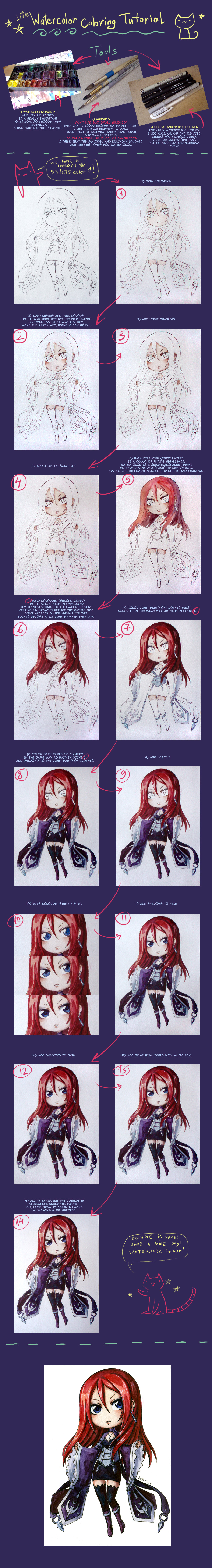 Chibi Coloring Tutorial