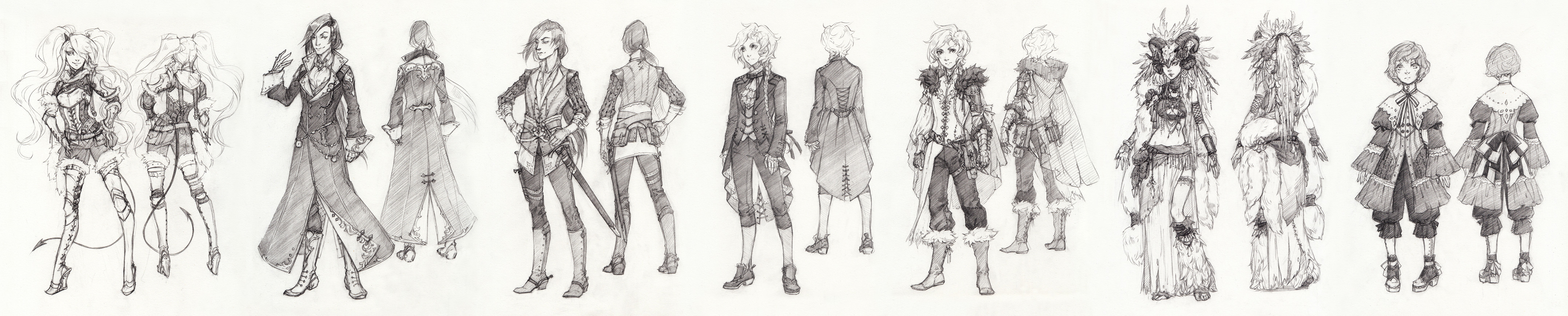 Costume designs for KitJoYuki