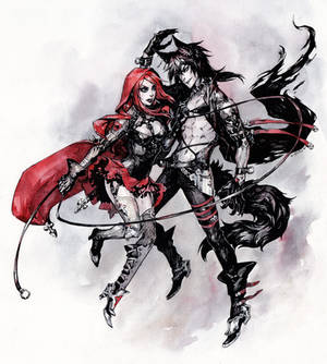 Red Riding Hood and Wolf