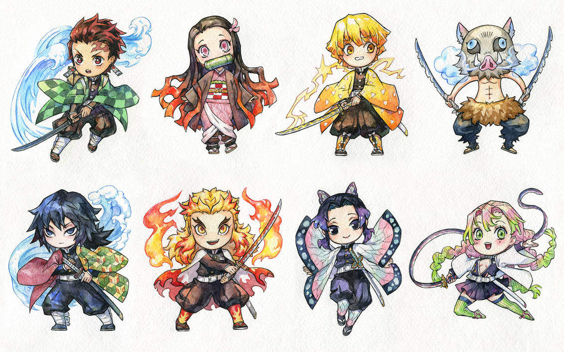 Kimetsu No Yaiba Chibi By Kutty Sark On Deviantart