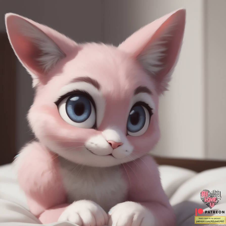 Pink Core Cat The pink cat by AILoveUVM on DeviantArt
