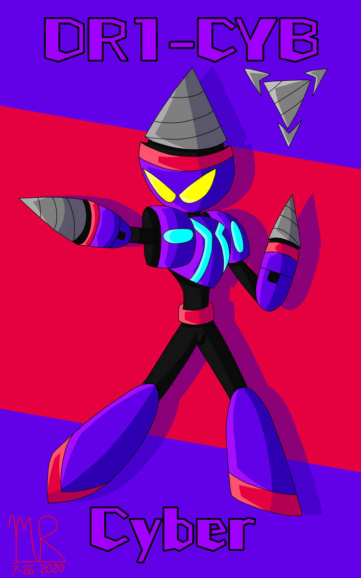 Bionic Blue Bot Bionic Bot DR1-CYB, Codename: Cyber by PrimalKnight on DeviantArt