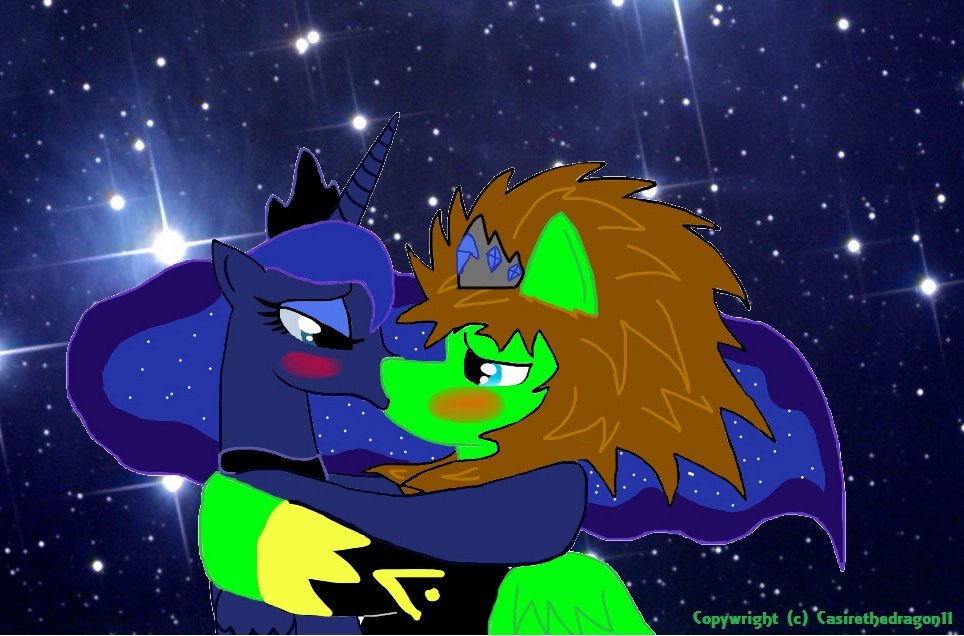 MLP FanCouple: Prince Blackstar X Princess Luna