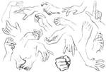 Hand Study (Daily Sketch 93/365) by nihidea