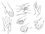 hand study IV (daily sketch 96/365) by nihidea