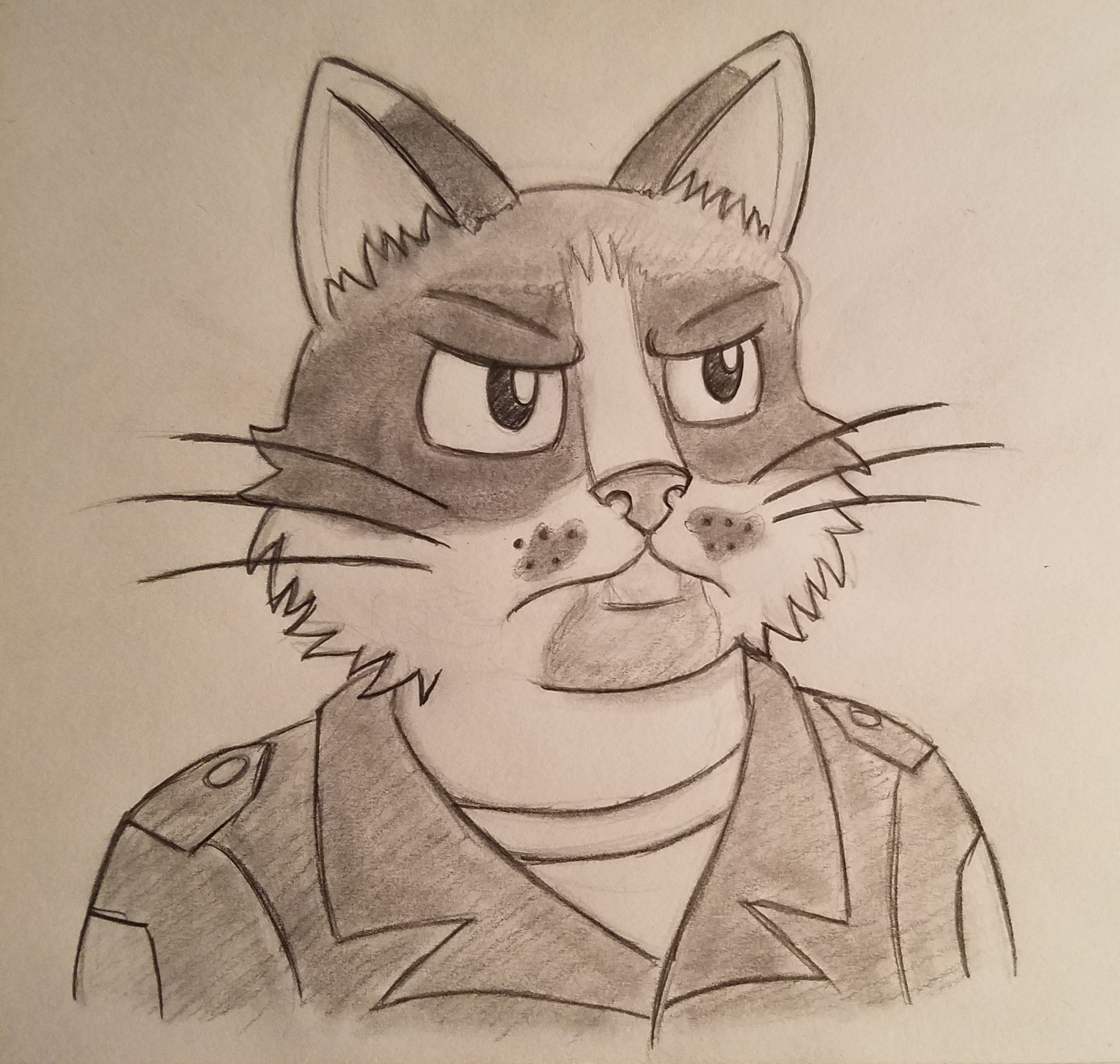 Officer Fuzzyface (Sketch)