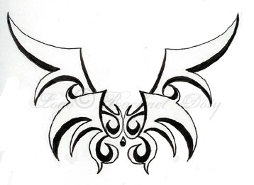 Angel Wings Logo-Tattoo