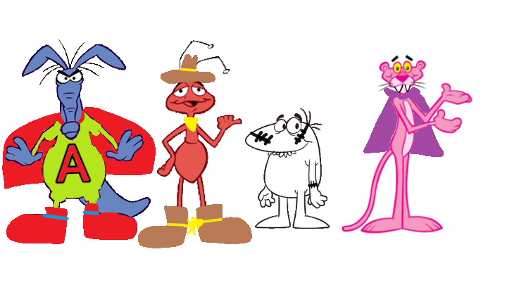 Pink Panther Characters Dressed Up by Bridgit14 on DeviantArt