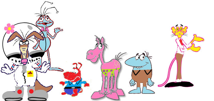 Pink Panther Characters As SpongeBob Characters by Bridgit14 on DeviantArt