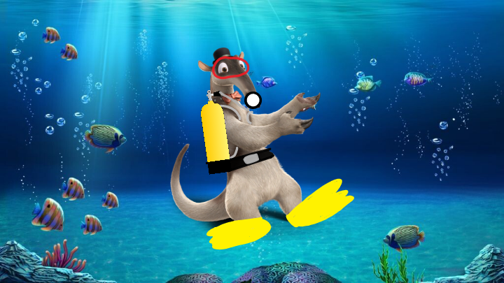 Scuba Charlie the Anteater