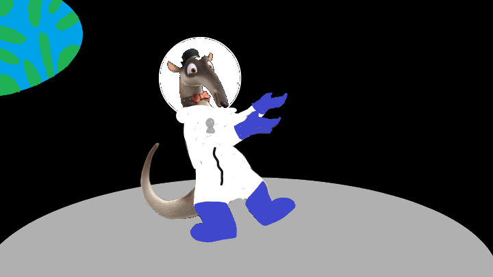 Dark Computer Charlie Charlie the Anteater in Space by Bridgit14 on DeviantArt