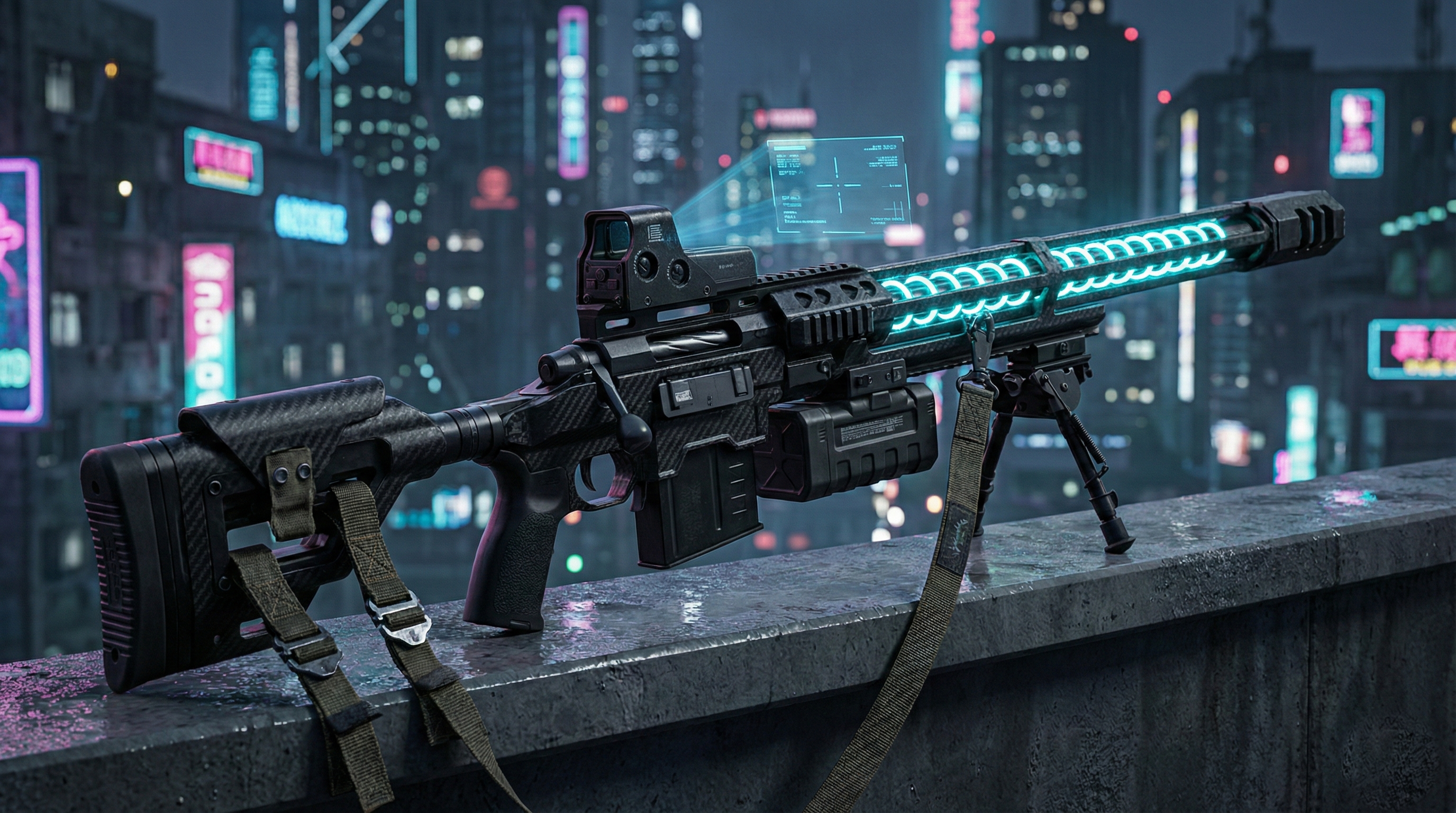 Tech Rifles Deviantart High-Tech Railgun Sniper Rifle (FREE) by KeoAI on DeviantArt