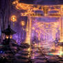 Ethereal Paths: The Golden Torii vs. The Tradition