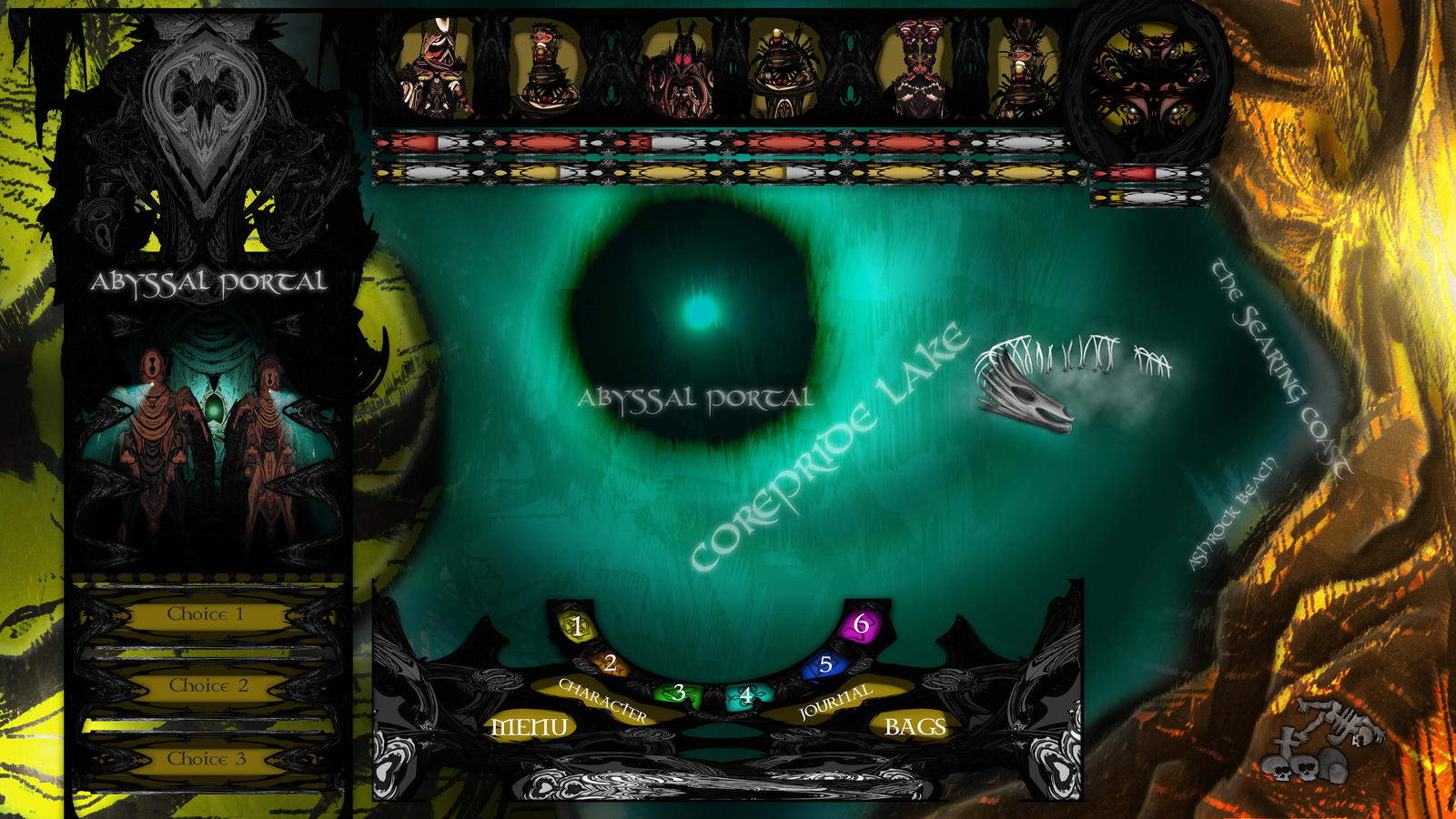 Game design: Map UI by KaiOwen on DeviantArt