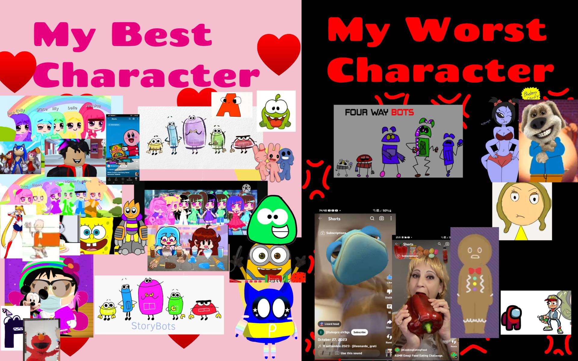 My Best And My Worst Characters By Irmarayoyo On Deviantart My Best And My Worst Characters By Irmarayoyo On Deviantart