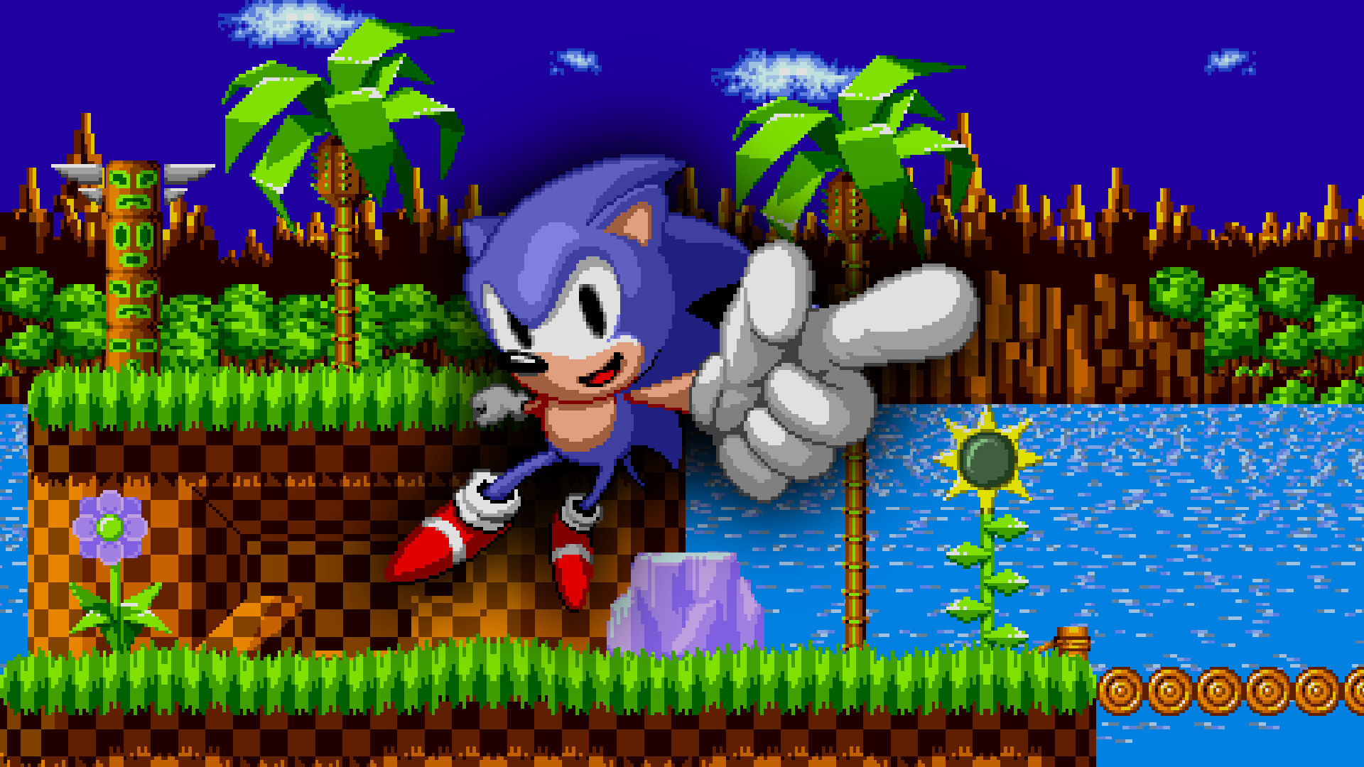 Sonic Green Hill Wallpaper (1920x1080)