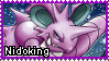 Pokemon - Nidoking Stamp by Taiamatalah