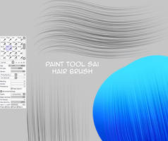 Hair Brush for PaintToolSAI