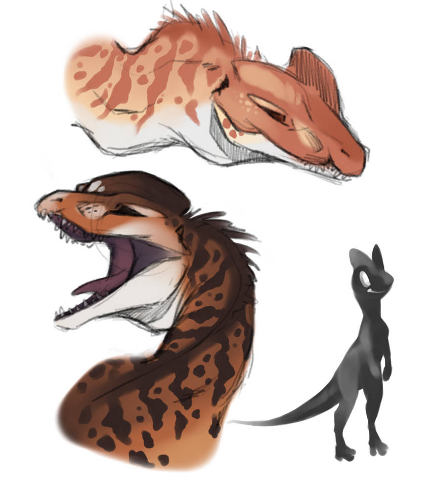 Dilo Mask Dilo sketches by ChimiKat on DeviantArt