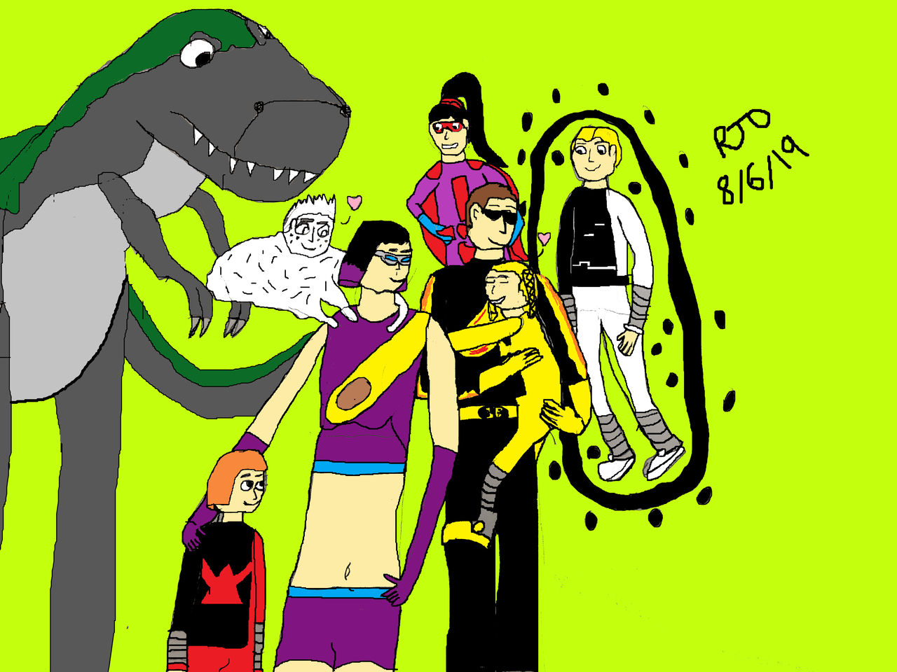 The Speed Kids And Power Pack By Monsterisland1969 On Deviantart