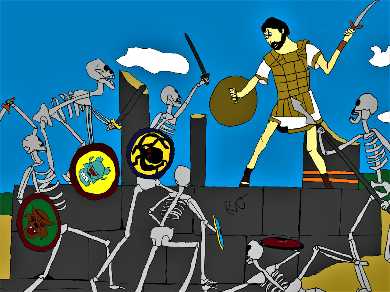 Jason And The Argonauts Skeleton Army By MonsterIsland1969 On DeviantArt jason-and-the-argonauts-skeleton-army-by-monsterisland1969-on-deviantart