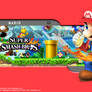 Mario (Fireball) Wallpaper - SSB for 3Ds / Wii U
