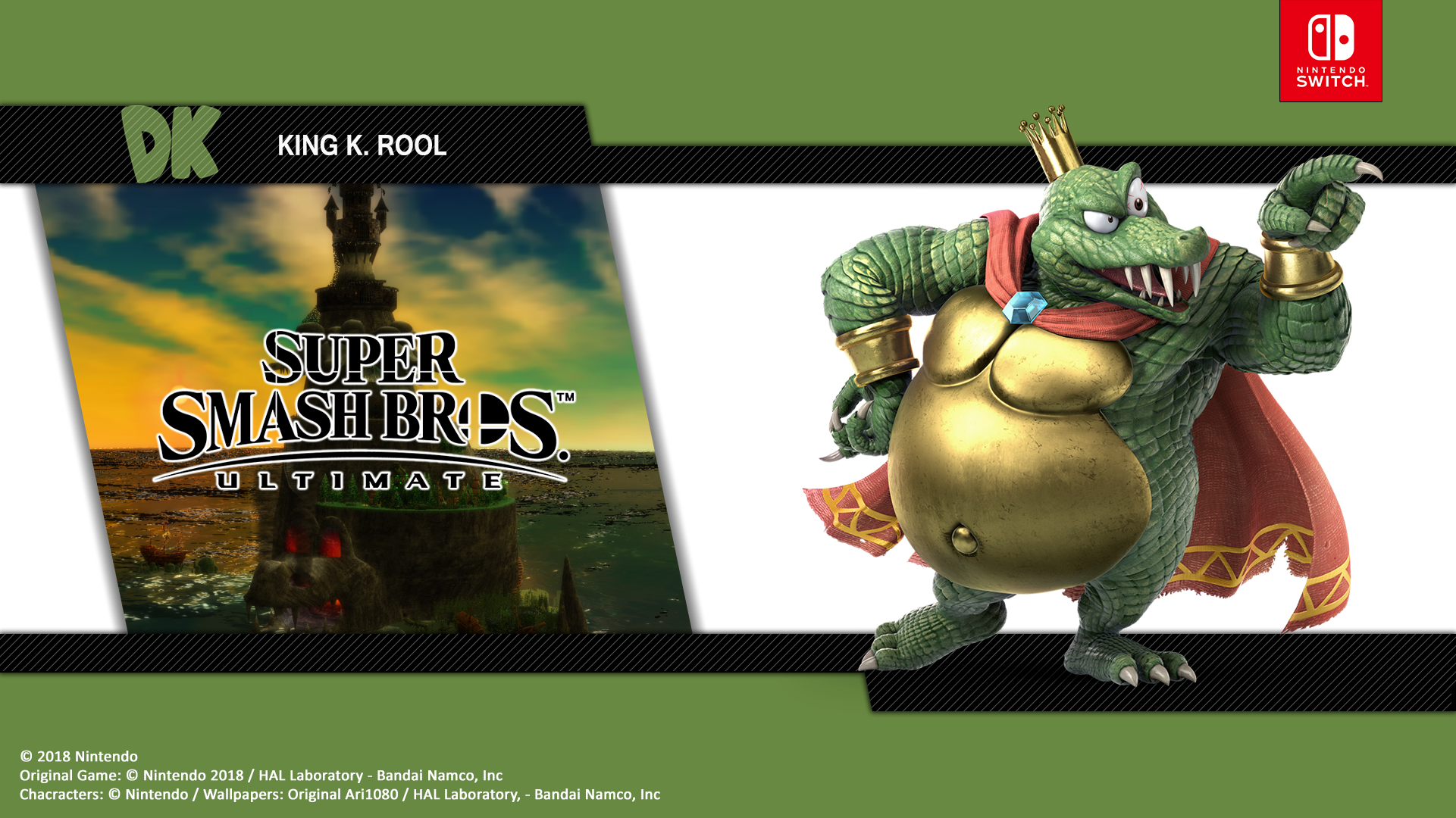 King K Rool Super Smash Bros Ultimate By Djari1080 On Deviantart