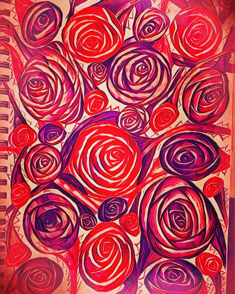 Tricolored Roses Revamped by jvhamlin217 on DeviantArt
