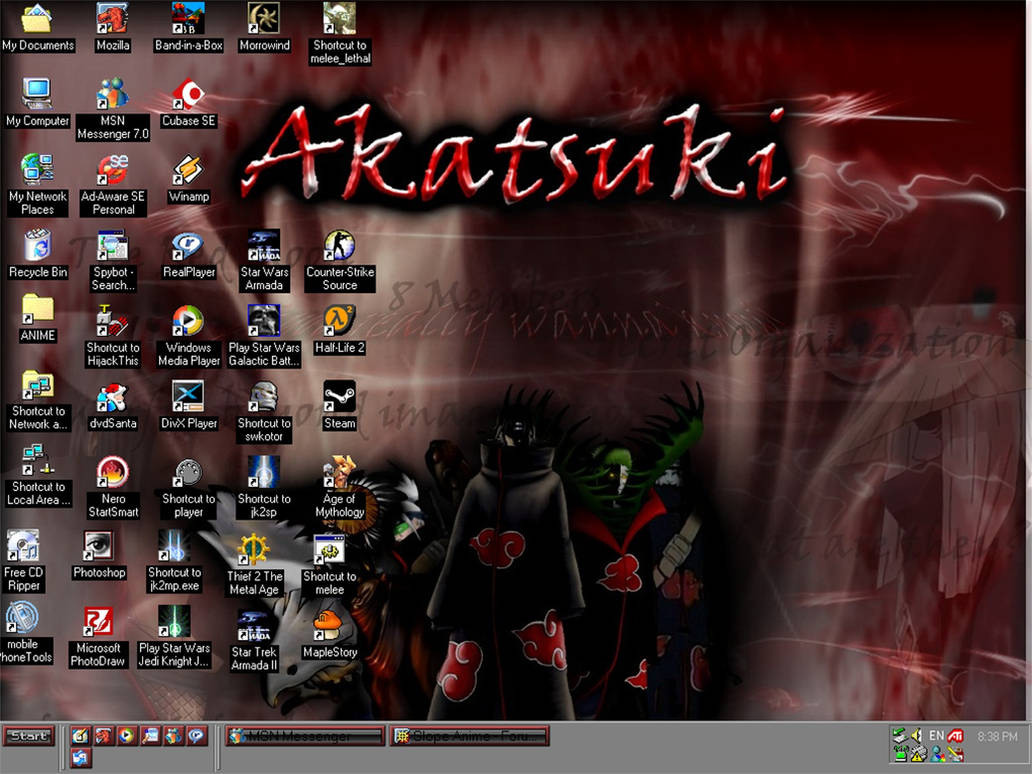 Akatsuki Computer Akatsuki Desktop by excelcior on DeviantArt