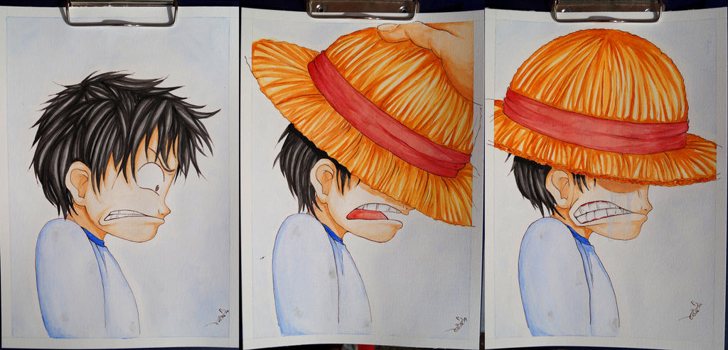 Monkey D. Luffy's straw hat (colour) by PizzPott on DeviantArt
