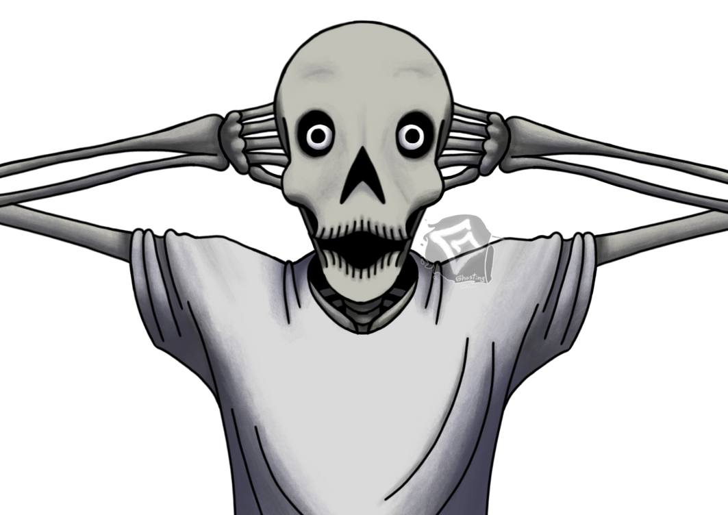 Skeleton Shock(meme) by GhostingAL on DeviantArt