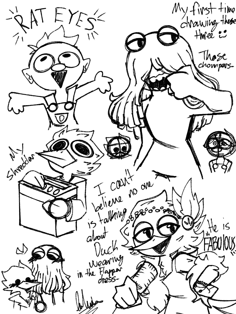 dhmis duck flapper dress Duck in Dress Dhmis