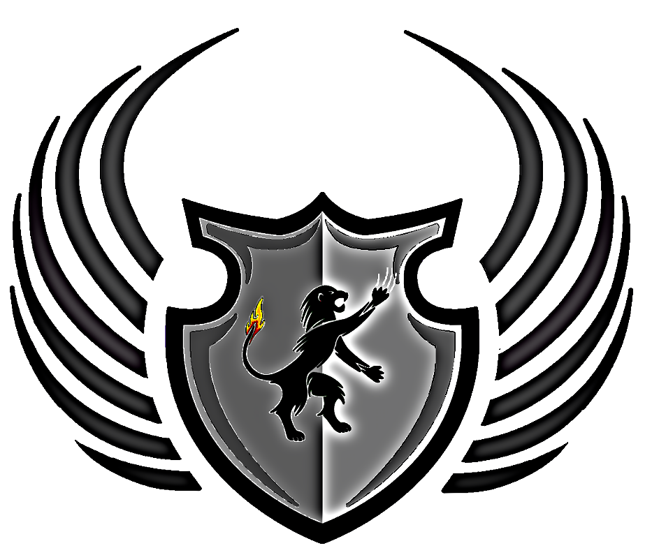 Griffin Logo V.2 (Darkened B/W + Flame)