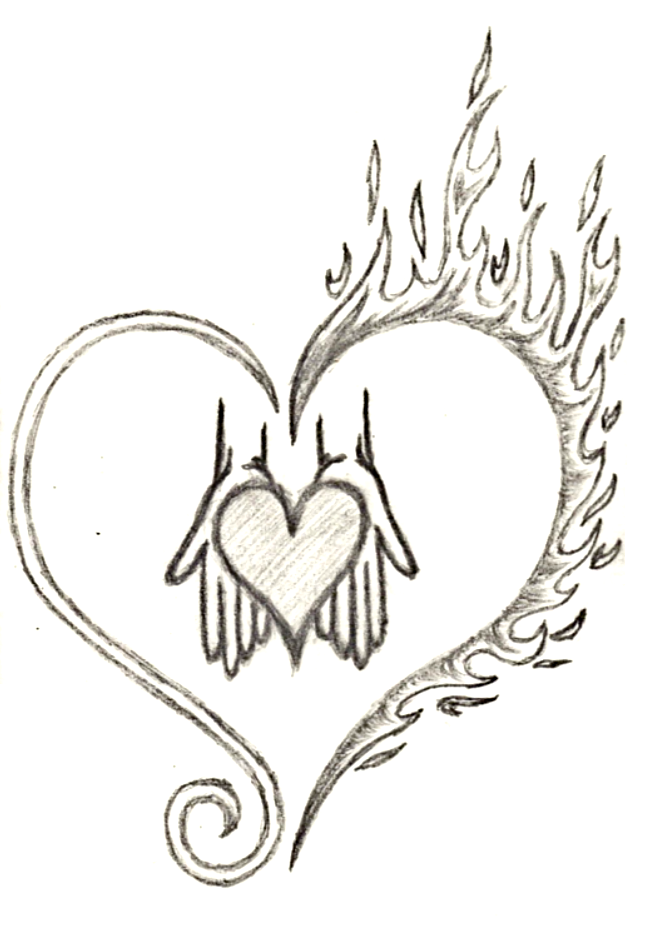 Holding My Heart On Fire By Nemmers Art On Deviantart