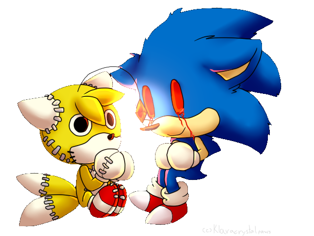 Pin by Gx on sonic.exe y otros  Tails doll, Drawing cartoon faces, Sonic fan  art