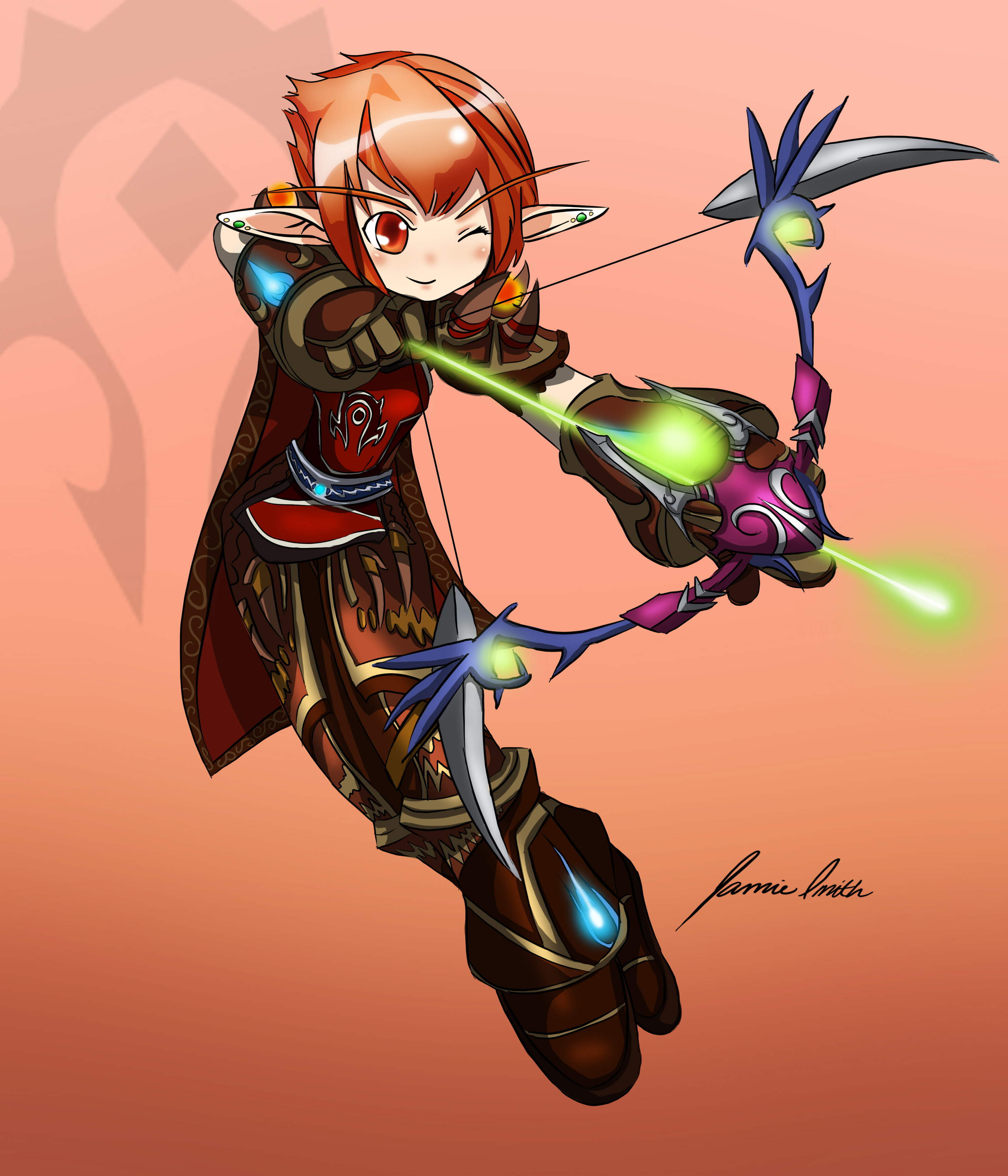 JoveNini Commission - Cheyele (WoW to Elsword)