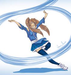 LadyLirriea Request - OC waterbending