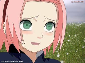 Little Sakura Haruno Colored