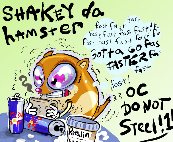 Shakey the Hamster my Sonic OC DO NOT STEEL  OMG