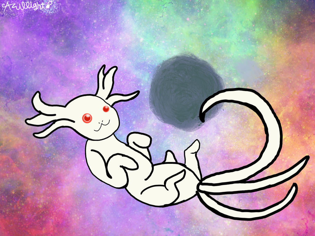 Space Axolotl by AzulLightBulb on DeviantArt