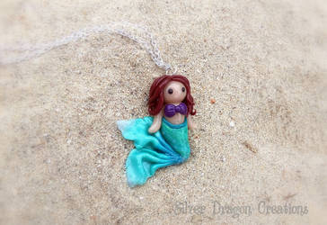 Polymer Clay Mermaid Necklace for #MerMay