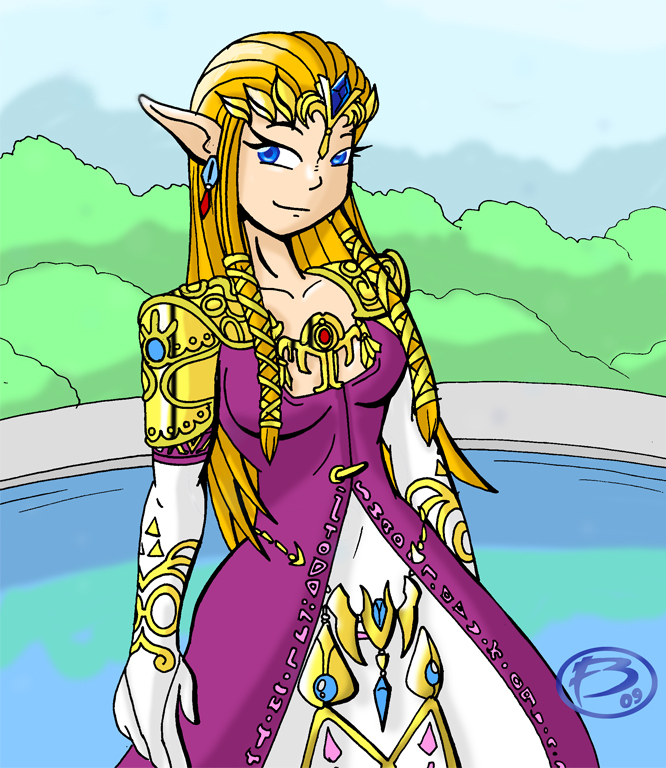 Ocarina of Time Princess Zelda WIP 4 by Painapurru on DeviantArt