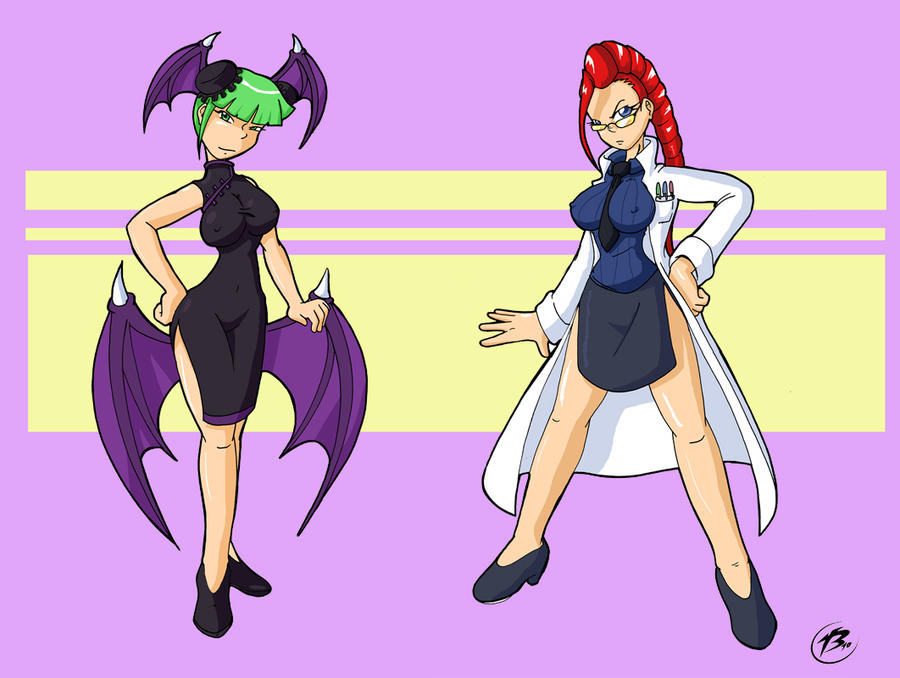 Morrigan and CViper Commision