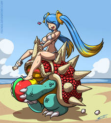 Walking on Beach (Sona, Rammus)