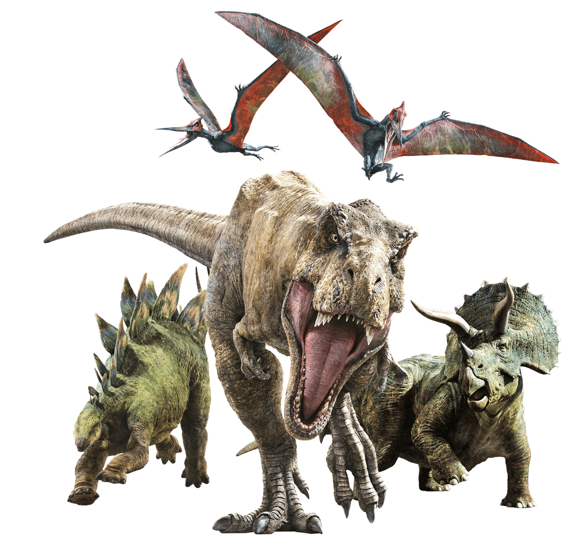 Jurassic World Fallen Kingdom: Rexy and her Guards by sonichedgehog2 on DeviantArt