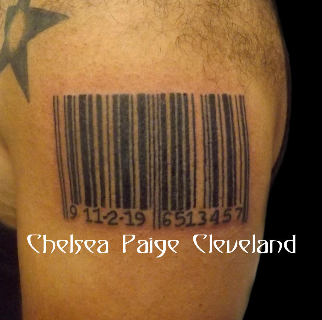 Barcode tattoo by SmilinPirateTattoo on DeviantArt