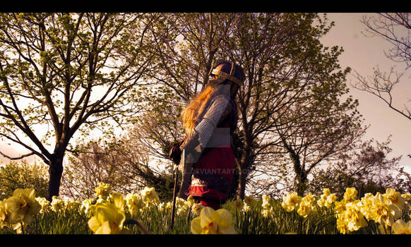 Gimli in the flowers