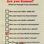 Are You Human?