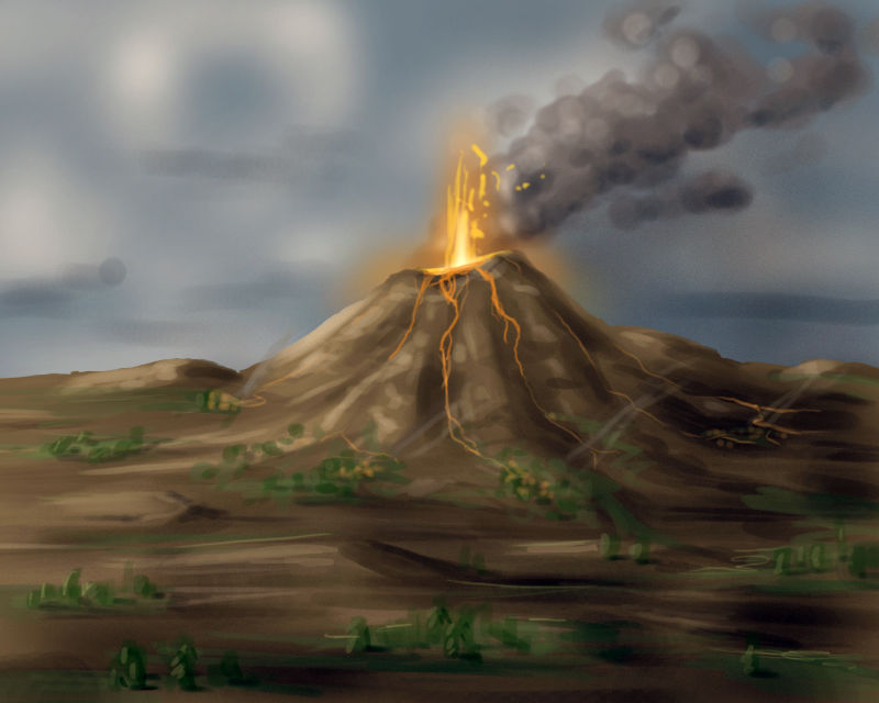 Volcano Deviantart Volcano by Jake557 on DeviantArt